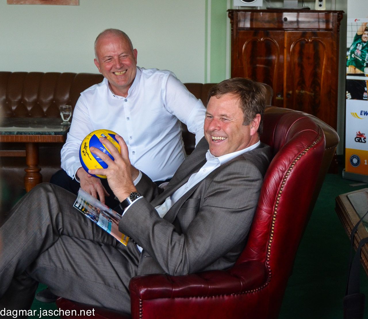 Christian Görke zu Gast in Bestensee Dagmar Jaschen